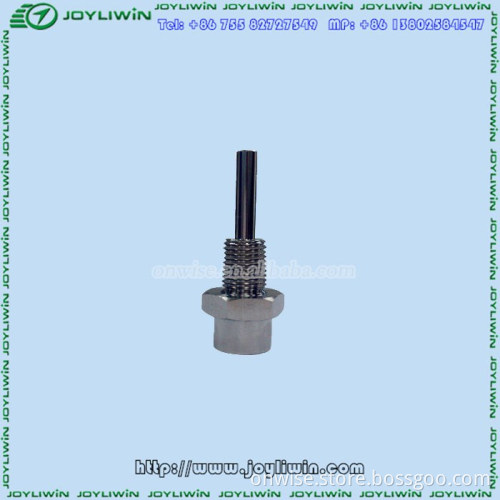 Hot china products machined brass thermowell housing/sensor brass housing